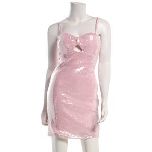 Juniors Emerald Sundae Sequin Cutout Keyhole Sheath Dress alternate view