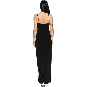 Juniors Emerald Sundae Starburst High Slit Maxi Sheath Dress alternate view