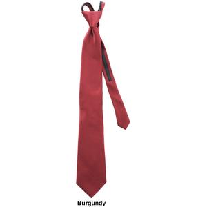 Mens Architect(R) Sateen Solid Zipper Tie alternate view