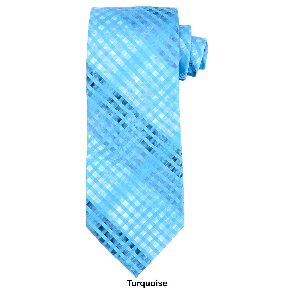 Mens John Henry Church Plaid Tie