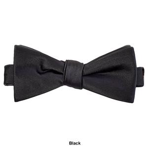 Mens John Henry(R) Satin Solid Bow Tie in Box alternate view