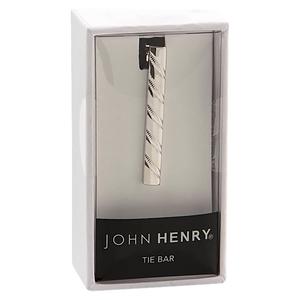 Mens John Henry(R) Stripe Faced Tie Bar