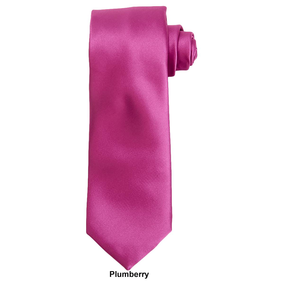 Mens Perry Ellis Sateen Solid Tie