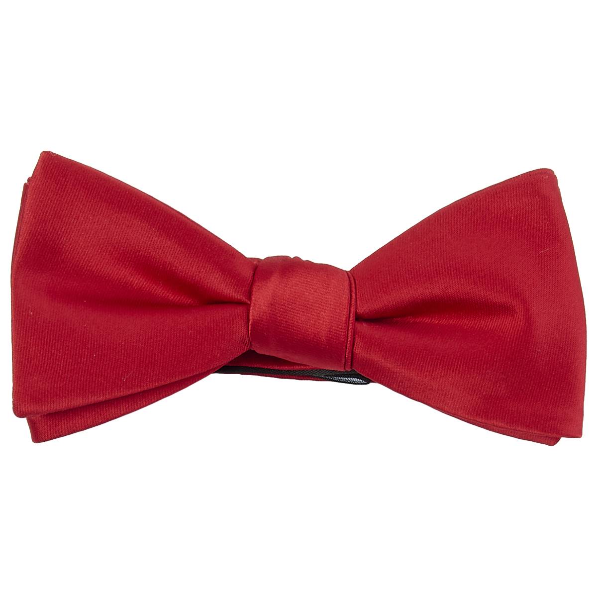 Mens Perry Ellis Satin Solid Bow In Box