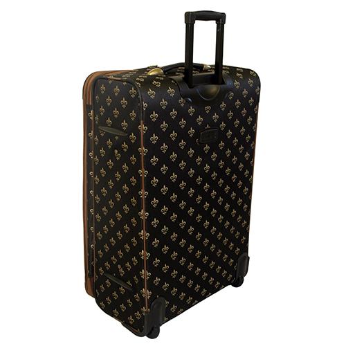 American Flyer Fleur De Lis 4pc. Luggage Set-Black alternate view