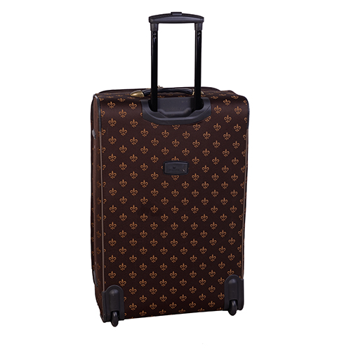 American Flyer Fleur De Lis 4pc. Luggage Set - Brown