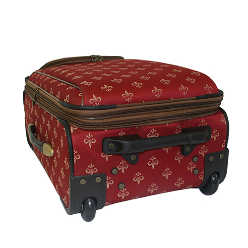 American Flyer Fleur De Lis 4pc. Luggage Set - Brown