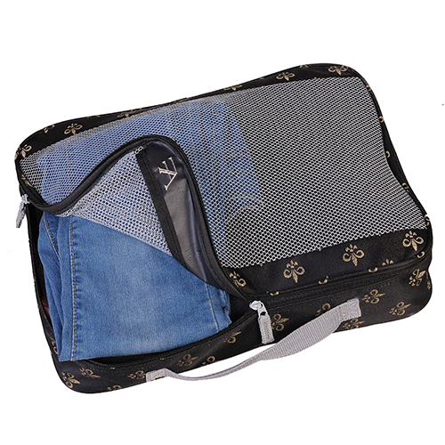 American Flyer Fleur De Lis 3pc. Packing Set-Black