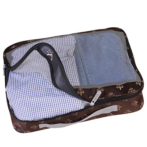 American Flyer Fleur De Lis 3pc. Packing Set-Brown alternate view