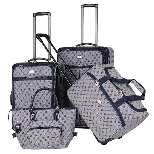 American Flyer Signature 4pc. Luggage Set - Navy