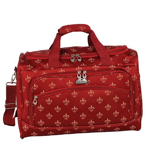 American Flyer Fleur De Lis 5pc. Luggage Set - Red