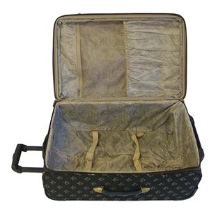 American Flyer Lyon 4pc. Upright Luggage Set - Black alternate view