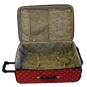 American Flyer Lyon 4pc. Upright Luggage Set - Red alternate view