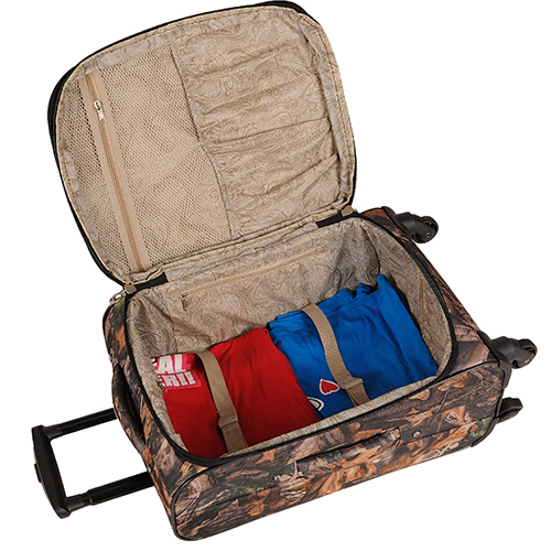 American Flyer Camo Green 5pc. Spinner Luggage Set