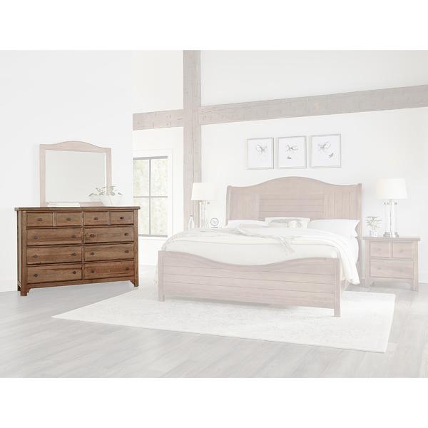 Vaughan-Bassett Cool Farmhouse 8-Drawer Dresser