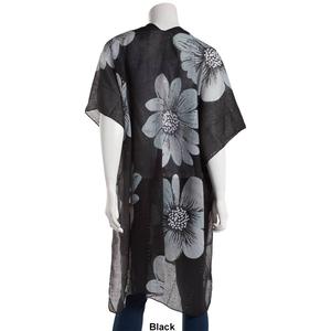 Womens Jessica McClintock Allover Floral Sequin Kimono alternate view