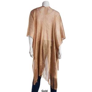 Womens Jessica McClintock Metallic Kimono alternate view