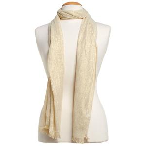 Womens Jessica McClintock Lurex Shawl Scarf
