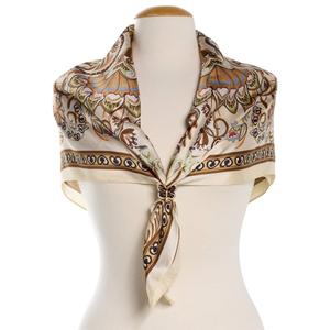 Womens Jessica McClintock Medallion Square Scarf