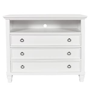 Tamarack White Media Chest