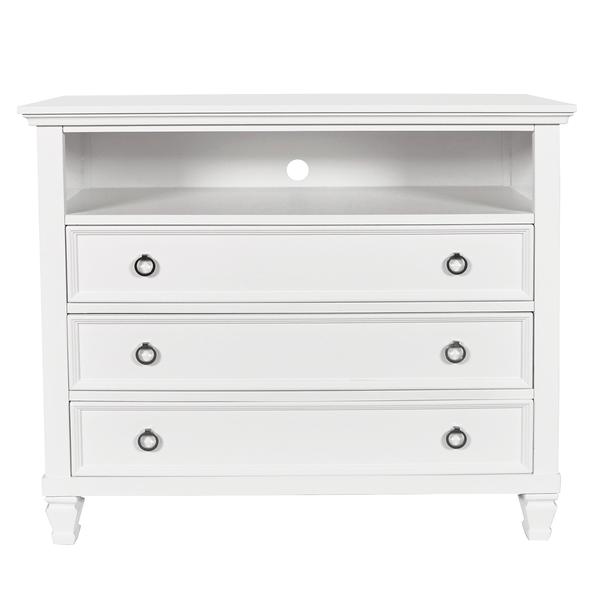 Tamarack White Media Chest