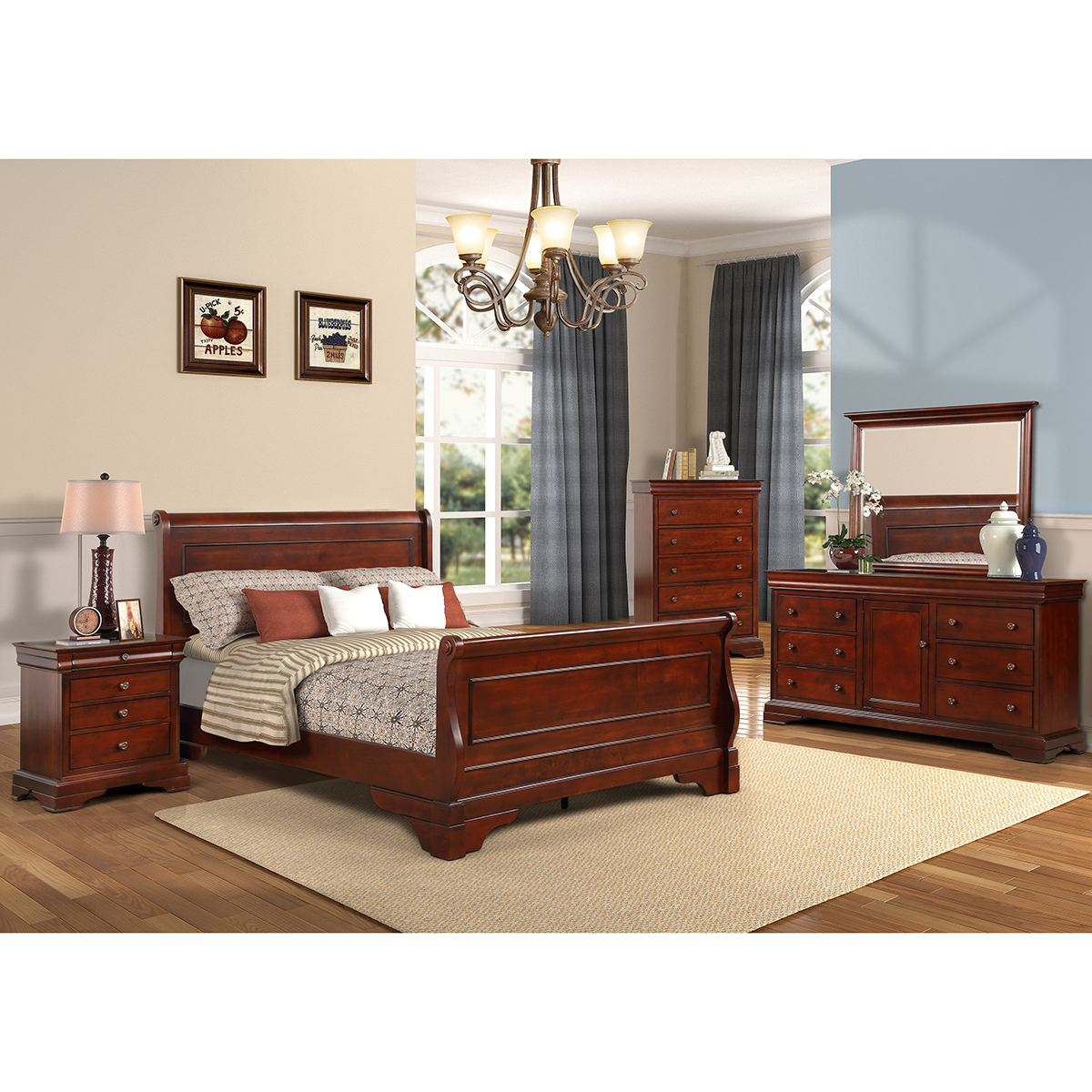 NEW CLASSIC Versailles Sleigh Footboard And Slats