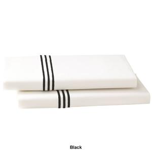 Cassadecor 300 TC Embroidered Triple Line Bedding Pillowcase Set alternate view