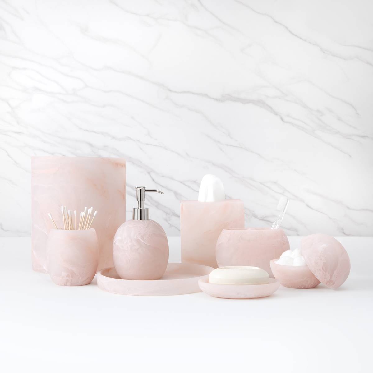 Cassadecor Rose Bath Accessories - Waste Basket