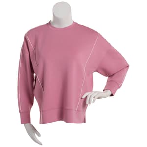 Womens 90 Degree by Reflex Zuri Crop Crew Pullover