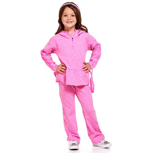 Girls (4-6x) 90 Degree(R) by Reflex Brushed Hoodie & Flare Pants