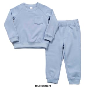 Baby Boy (12-24M) 90 Degree® by Reflex Brushed Terry Jog Set