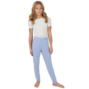 Girls (7-14) 90 Degree(R) by Reflex 2pk. Solid Brush Terry Joggers alternate view