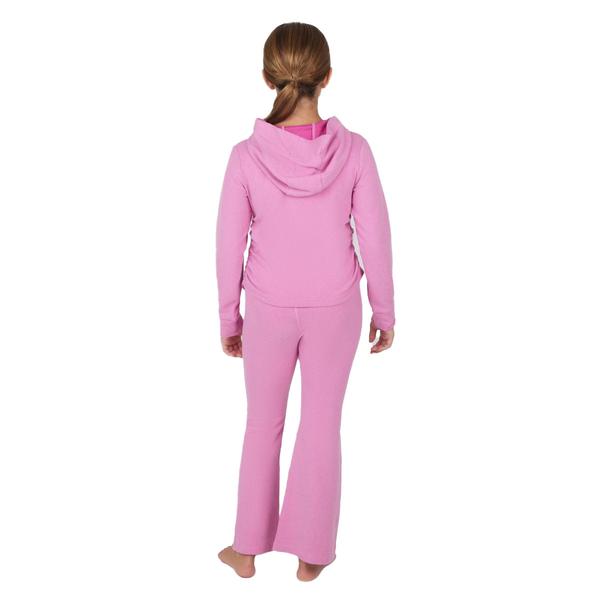 Girls (7-12) Yogalicious(R) Melange Cinch Hoodie & Flare Pants Set alternate view