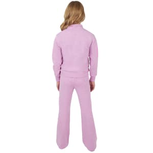 Girls (7-12) 90 Degree® by Reflex Marled 1/2 Zip Top & Pants Set