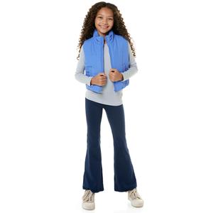 Girls (7-16) 90 Degree(R) by Reflex 3pc. Puff Vest Top & Leggings alternate view