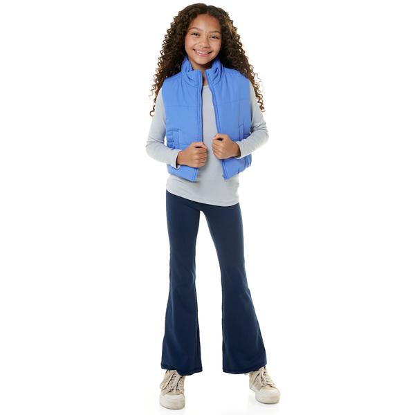 Girls (7-16) 90 Degree(R) by Reflex 3pc. Puff Vest Top & Leggings alternate view