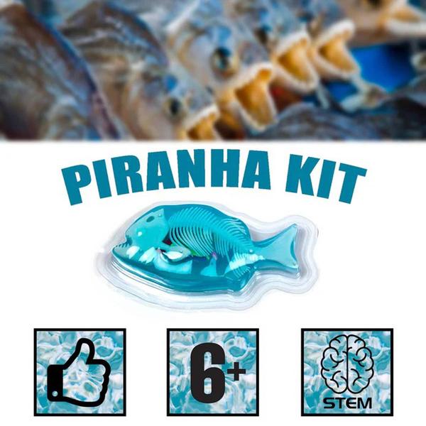 World Tech Toys Amazing Creatures Piranha Dissection Kit alternate view