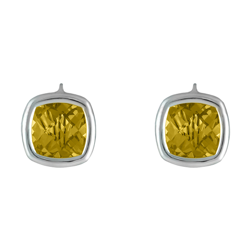 Gemstone Classics(tm) Sterling Silver Citrine Fashion Earrings