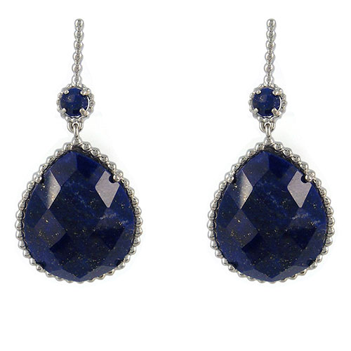 Gemstone Classics(tm) Sterling Silver Lapis Lazuli Earrings