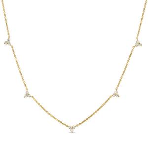 Nova Star(R) Gold over Sterling Silver Lab Grown Diamond Necklace