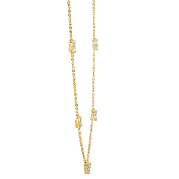 Nova Star(R) Gold over Sterling Silver Lab Grown Diamond Necklace alternate view