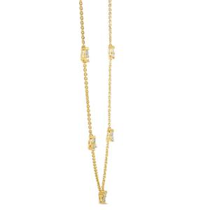 Nova Star(R) Gold over Sterling Silver Lab Grown Diamond Necklace alternate view
