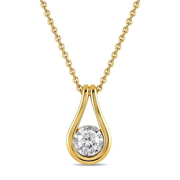 Nova Star(R) 1/4ctw. Lab Grown Diamond Teardrop Pendant