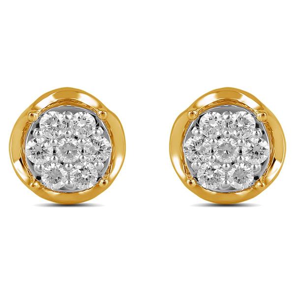 Nova Star(R) Gold 1/4ctw. Lab Grown Diamond Stud Earrings alternate view
