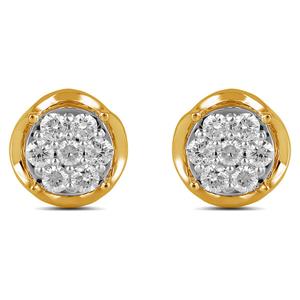 Nova Star(R) Gold 1/4ctw. Lab Grown Diamond Stud Earrings alternate view