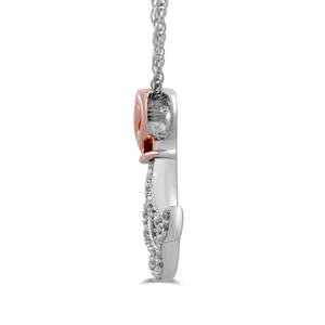Diamond Classics(tm) Gold Plated Silver Diamond Accent Dog Pendant alternate view