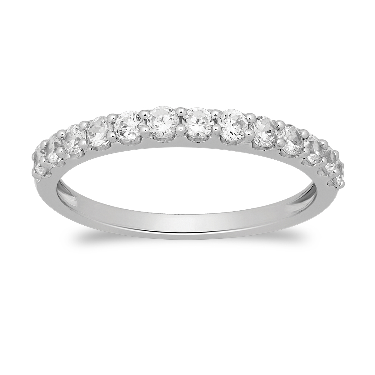 Diamond Classics(tm) Sterling Silver 1/2ctw. Lab Diamond Band