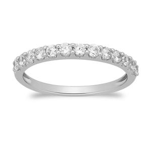 Diamond Classics(tm) Sterling Silver 1/2ctw. Lab Grown Diamond Band