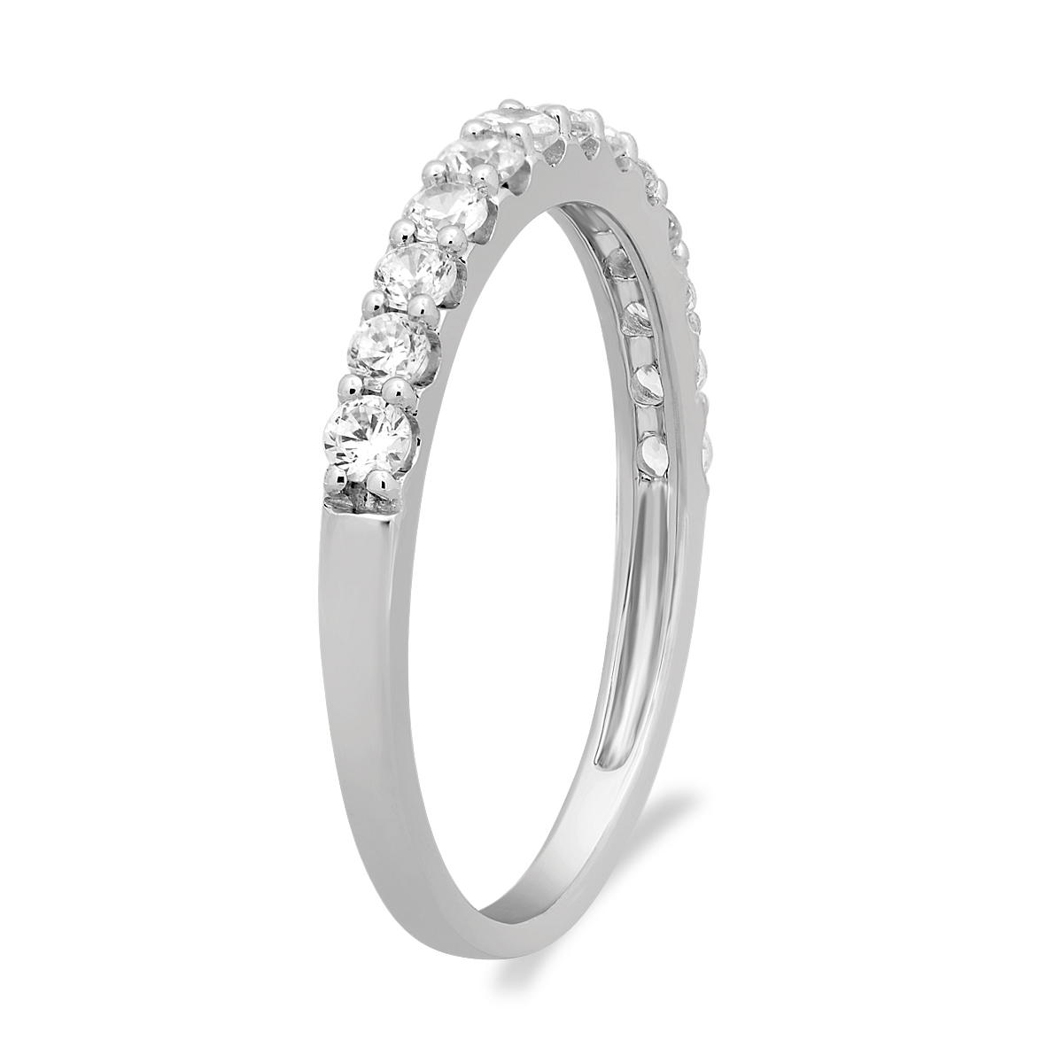 Diamond Classics(tm) Sterling Silver 1/2ctw. Lab Diamond Band