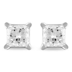 Nova Star(R) White Gold & 1/3ctw. Lab Grown Diamond Stud Earrings